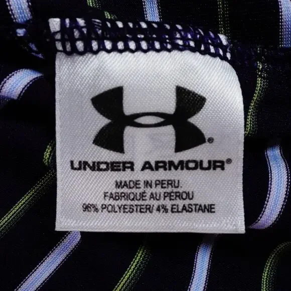 Under Armour Laurel Valley Performance Striped Golf Polo Shirt Men's XXL - Picture 7 of 8